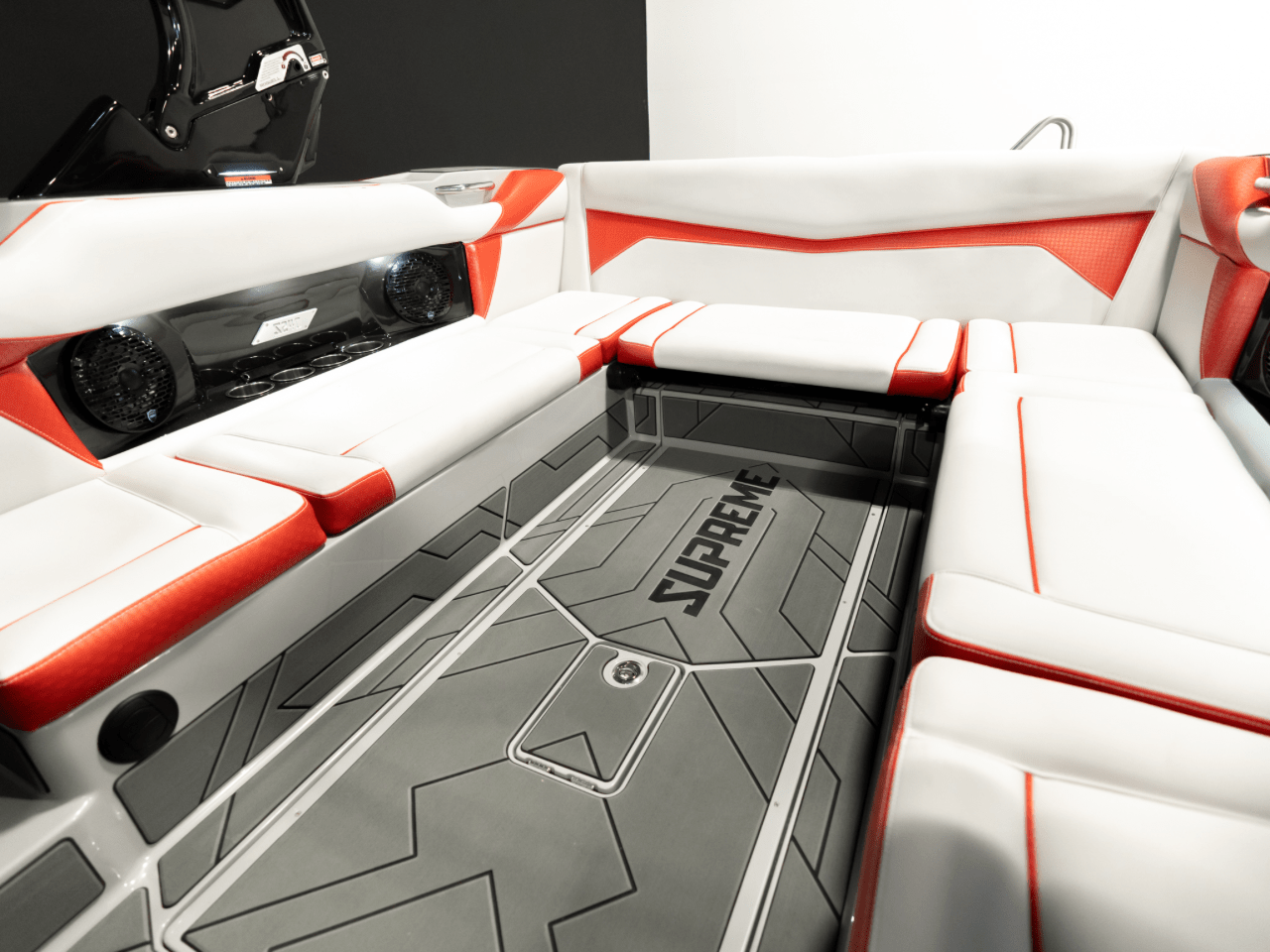 2025 Supreme S240 Fire Red Flake / Stone Grey Icon