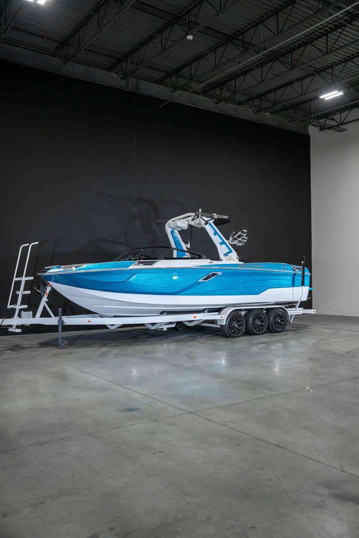 2022 Centurion Ri265 Mist Blue Flake / White Icon