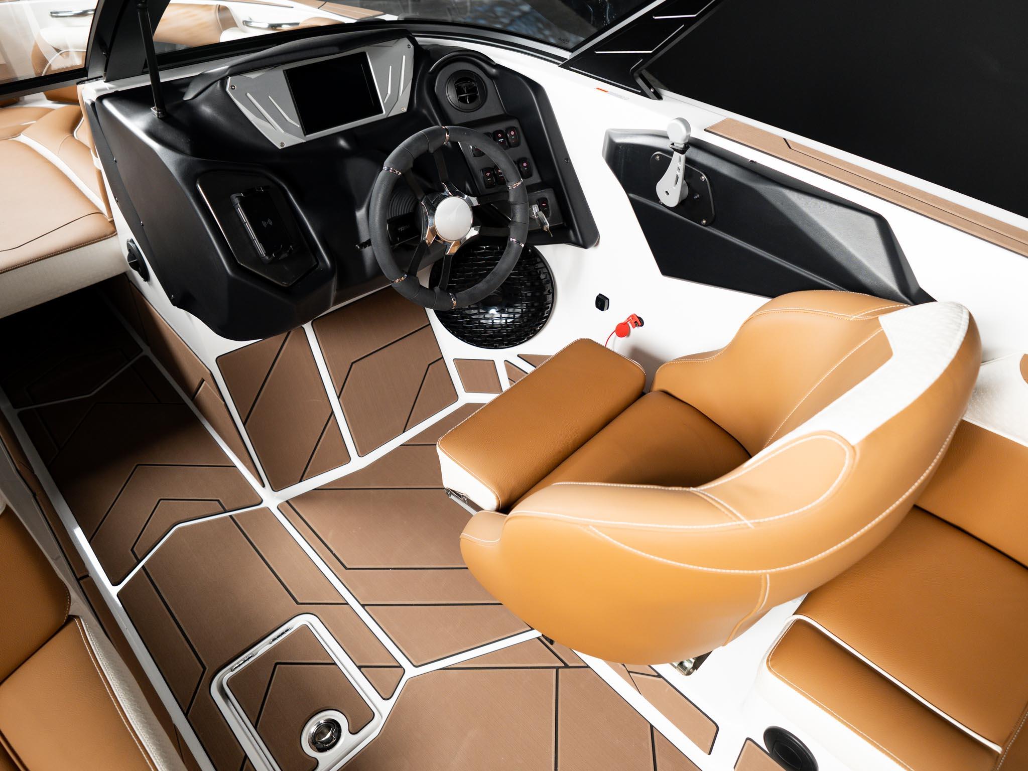 2025 Supreme S240 White Frost / Castano Brown Interior Icon
