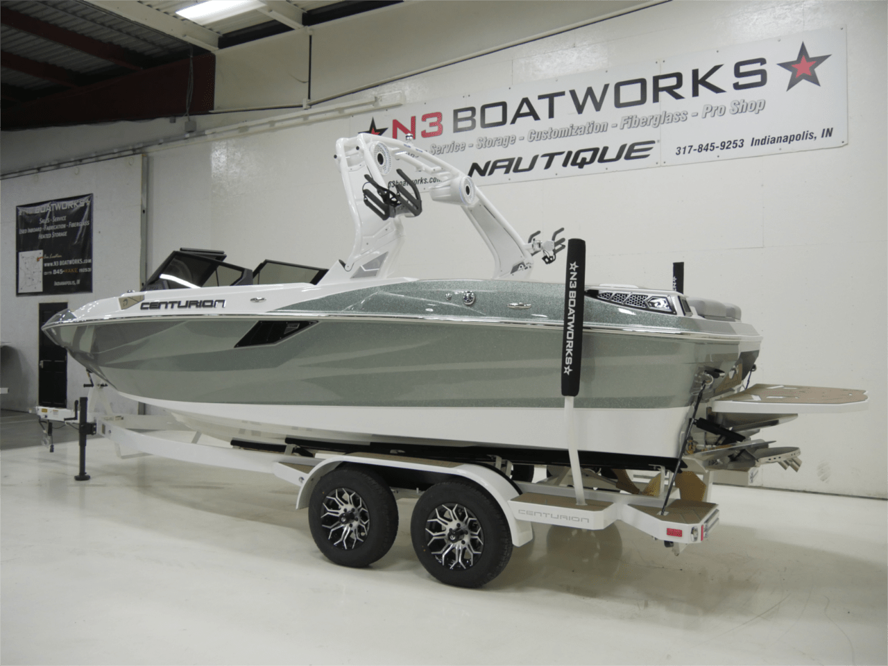 2025 Centurion Fe22 – Olive Pewter Metal Flake