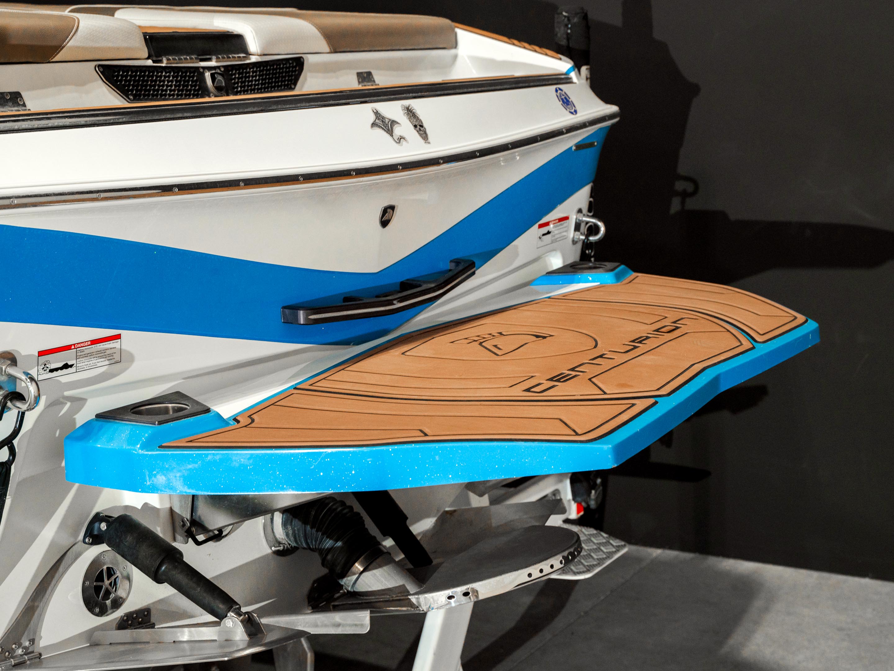 2018 Centurion Ri257 &#8211; Electric Blue Flake / White