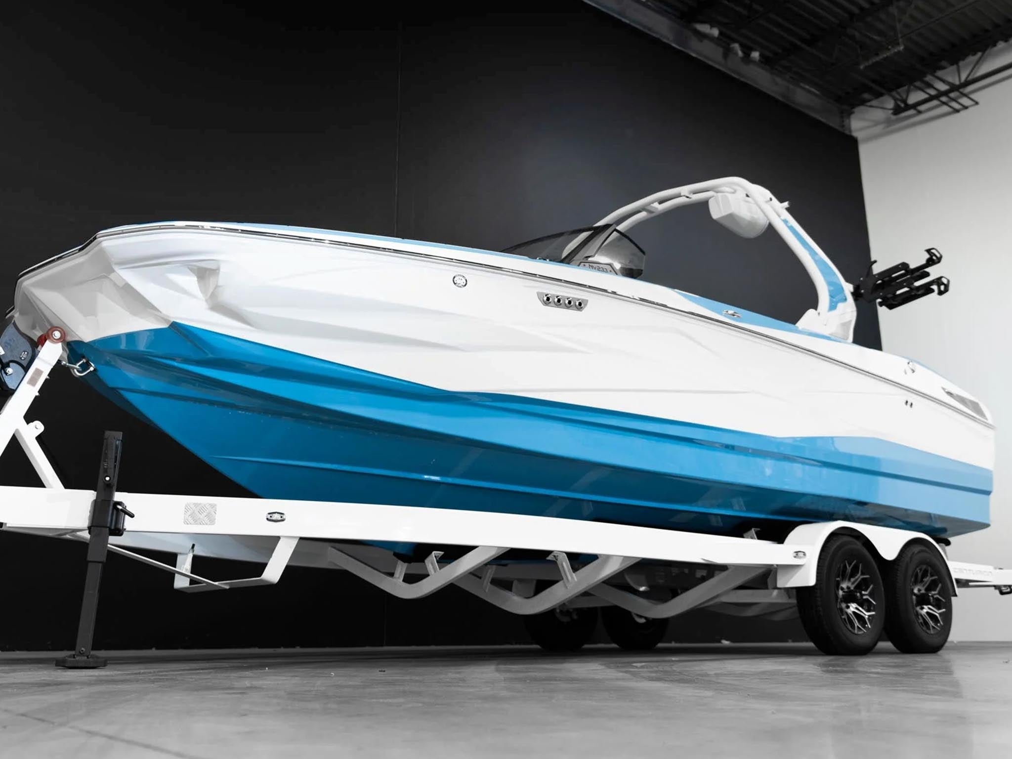 2025 Centurion NV233 Mist Blue / White