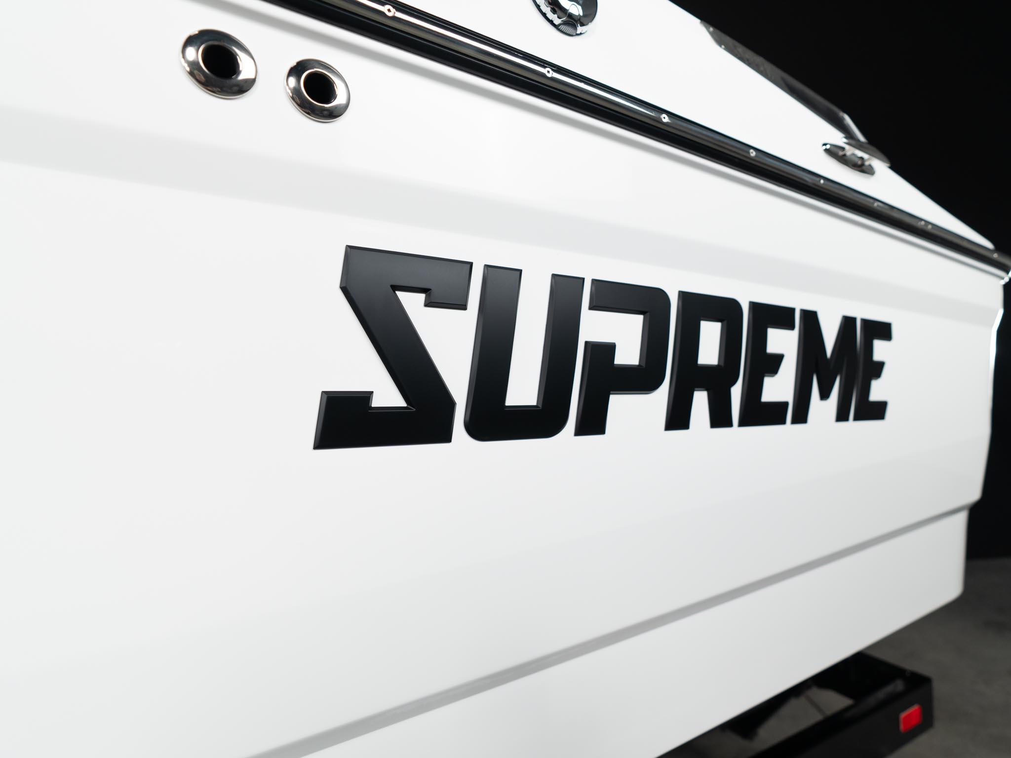 2025 Supreme S240 White Frost / Castano Brown Interior Icon