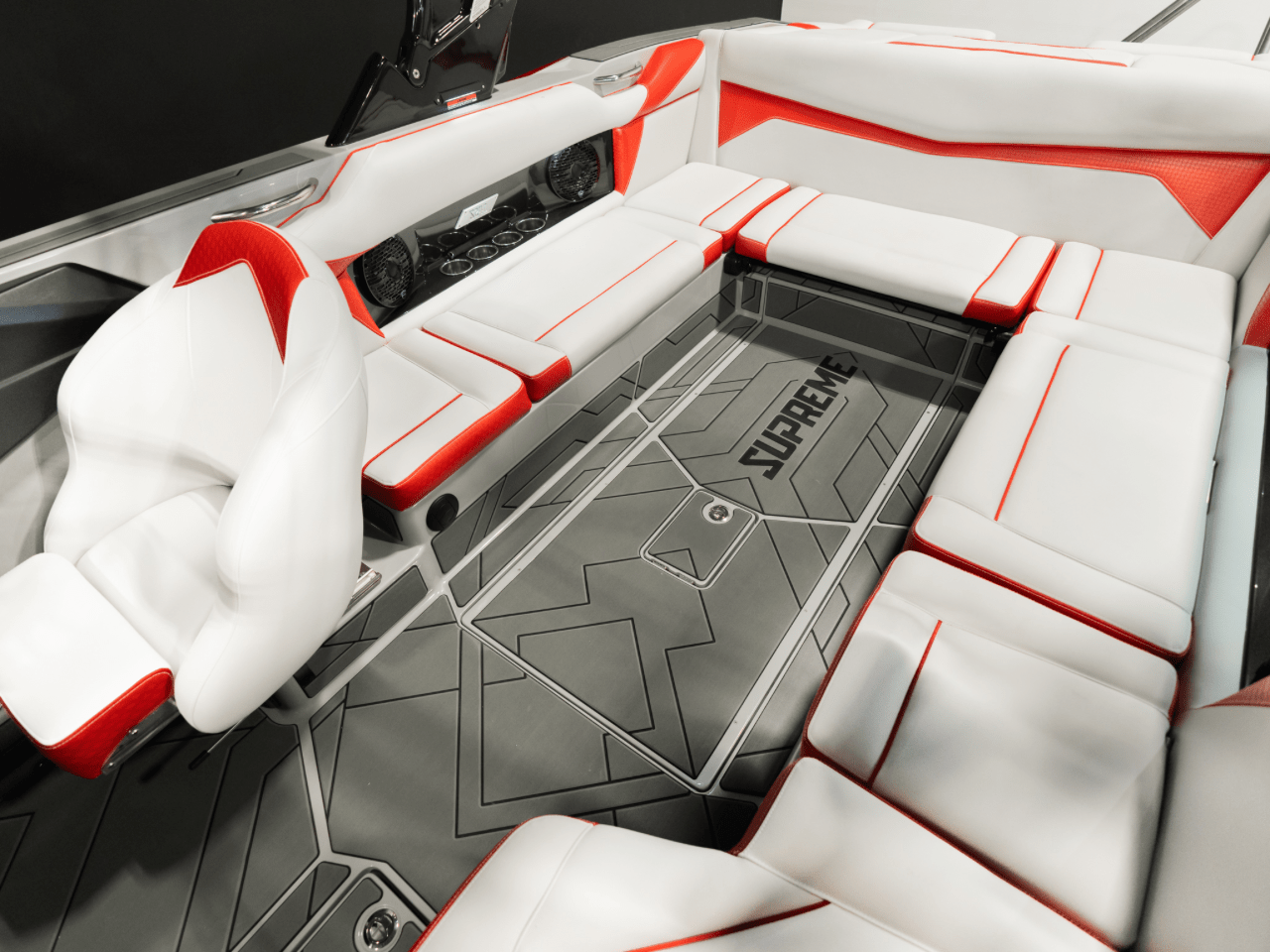 2025 Supreme S240 Fire Red Flake / Stone Grey Icon