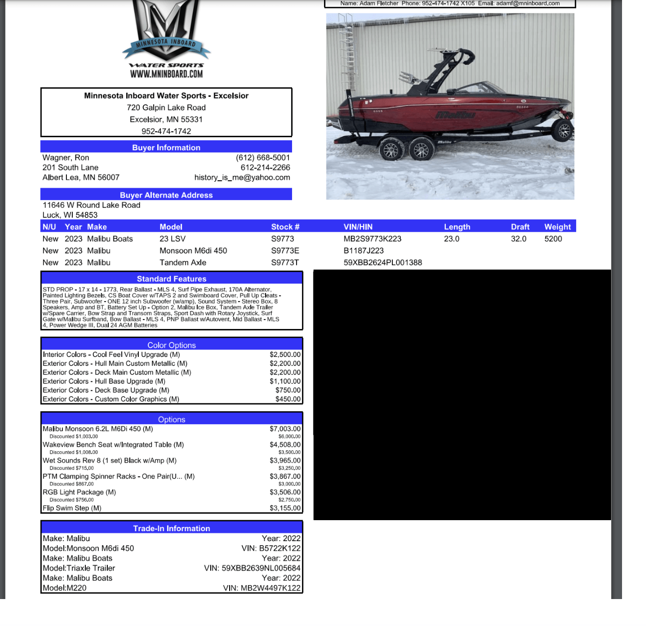 Malibu 23 LSV 