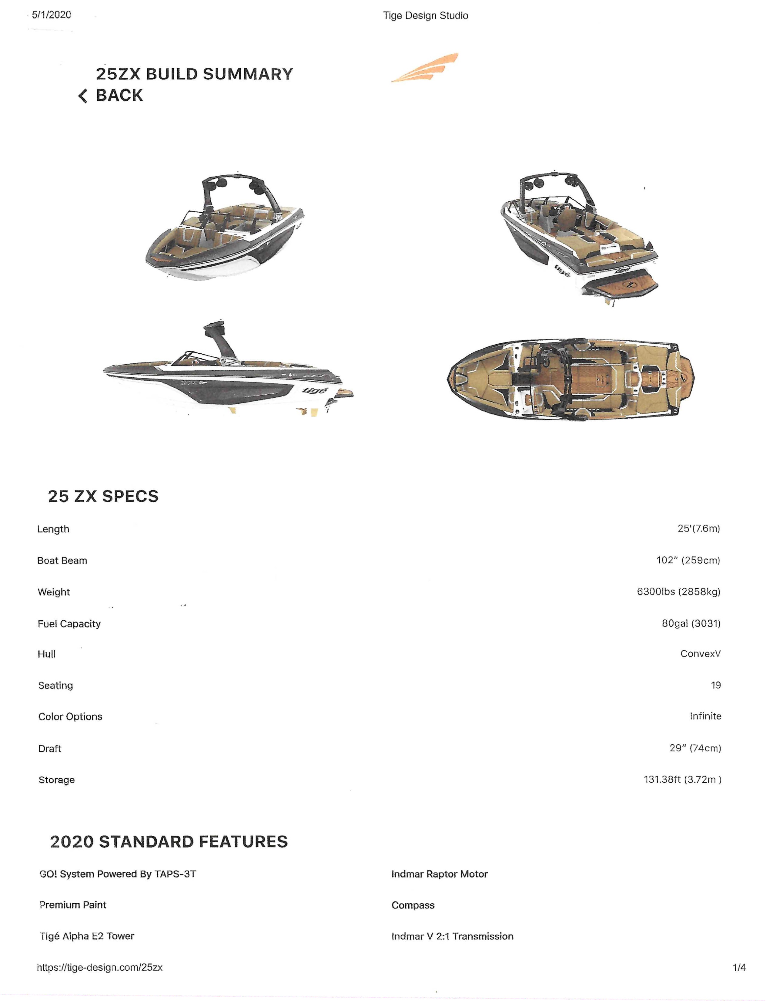 2020 Tige ZX5