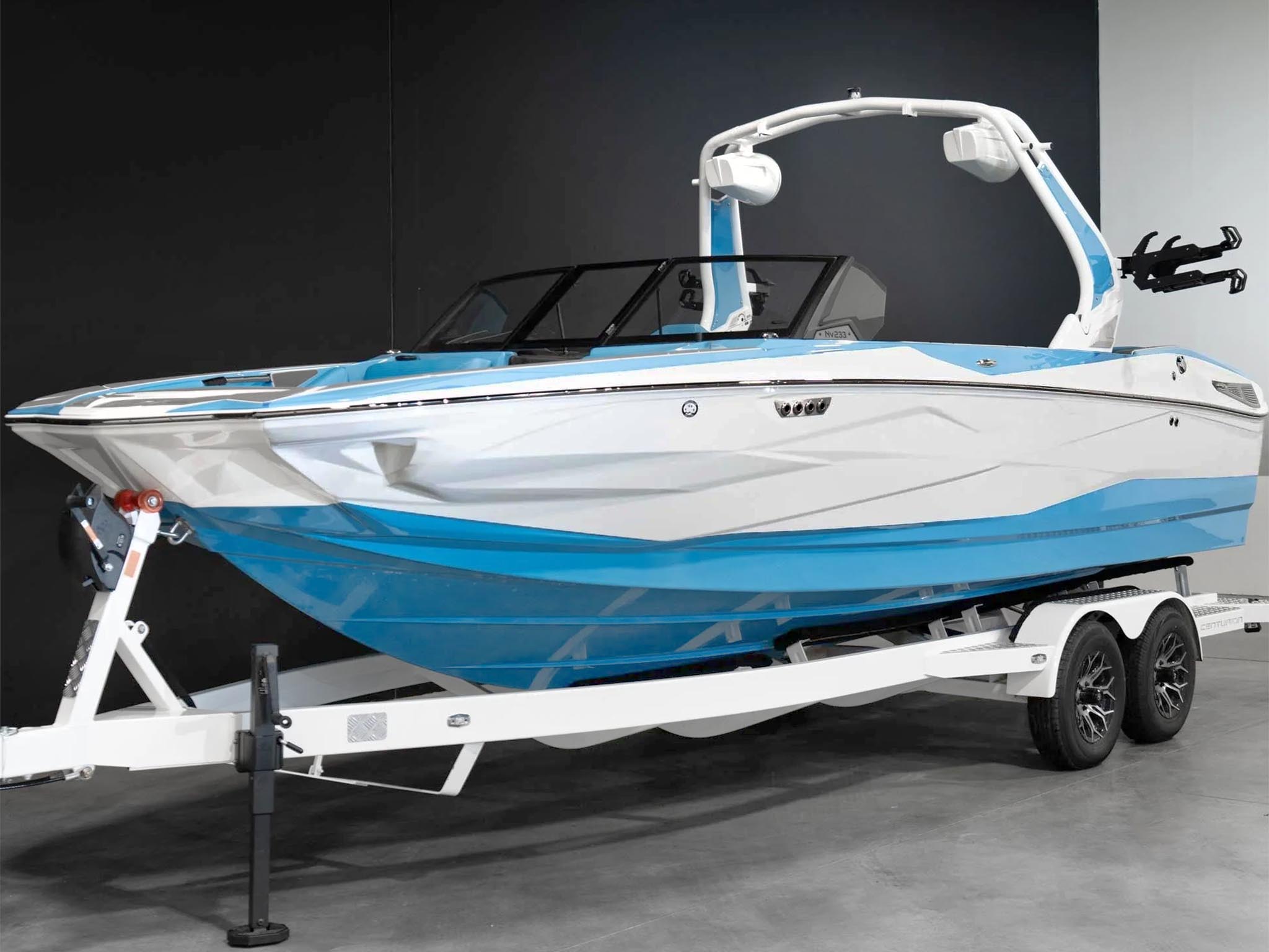2025 Centurion NV233 Mist Blue / White