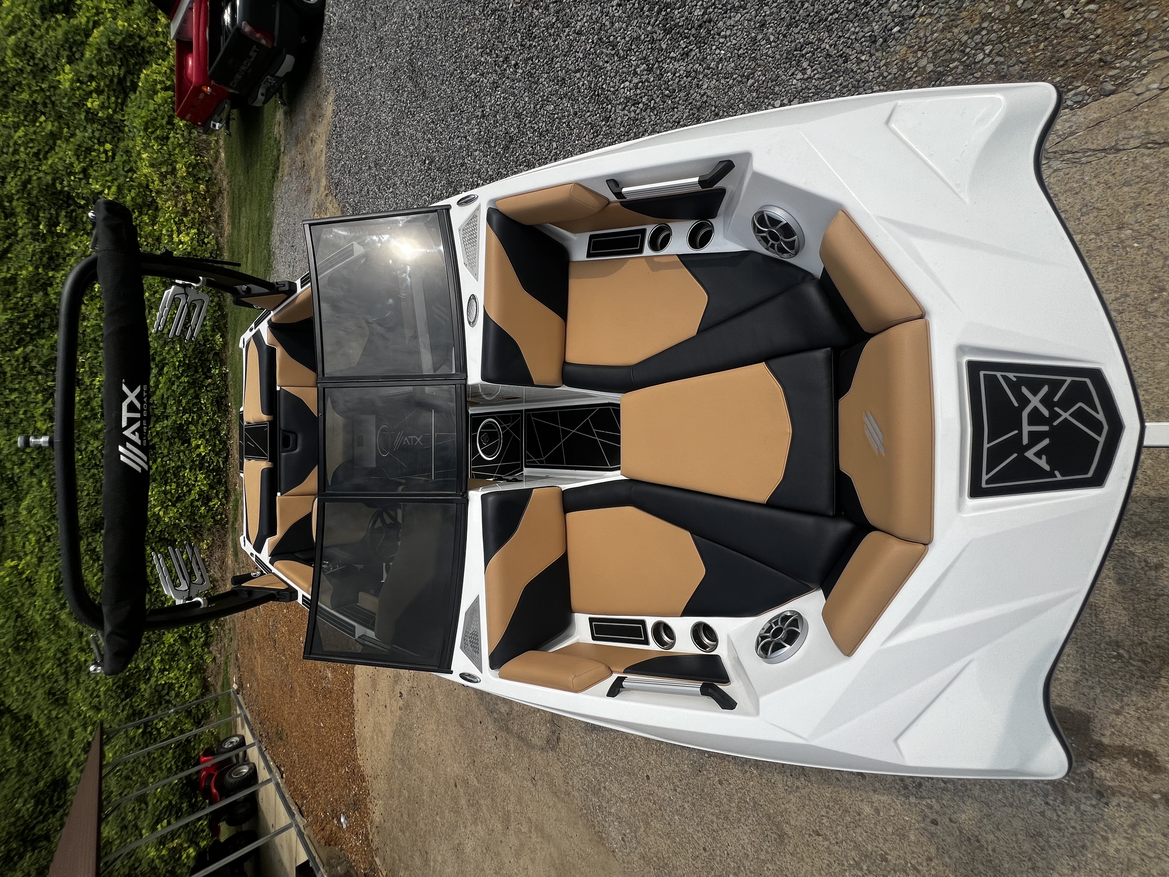 ATX wake/surf Boat