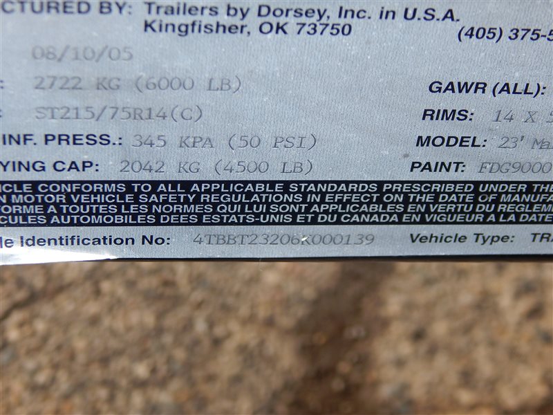 2006 Malibu Wakesetter 23LSV Trailer Power Wedge MLS Ballast Cruise