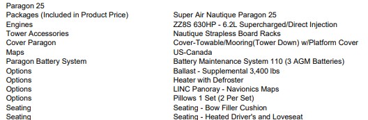 2024 NAUTIQUE G25 PARAGON