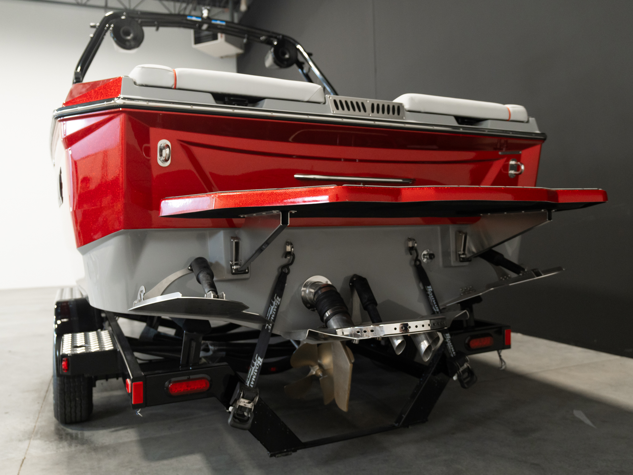 2025 Supreme S240 Red Metal Flake / Stone Grey
