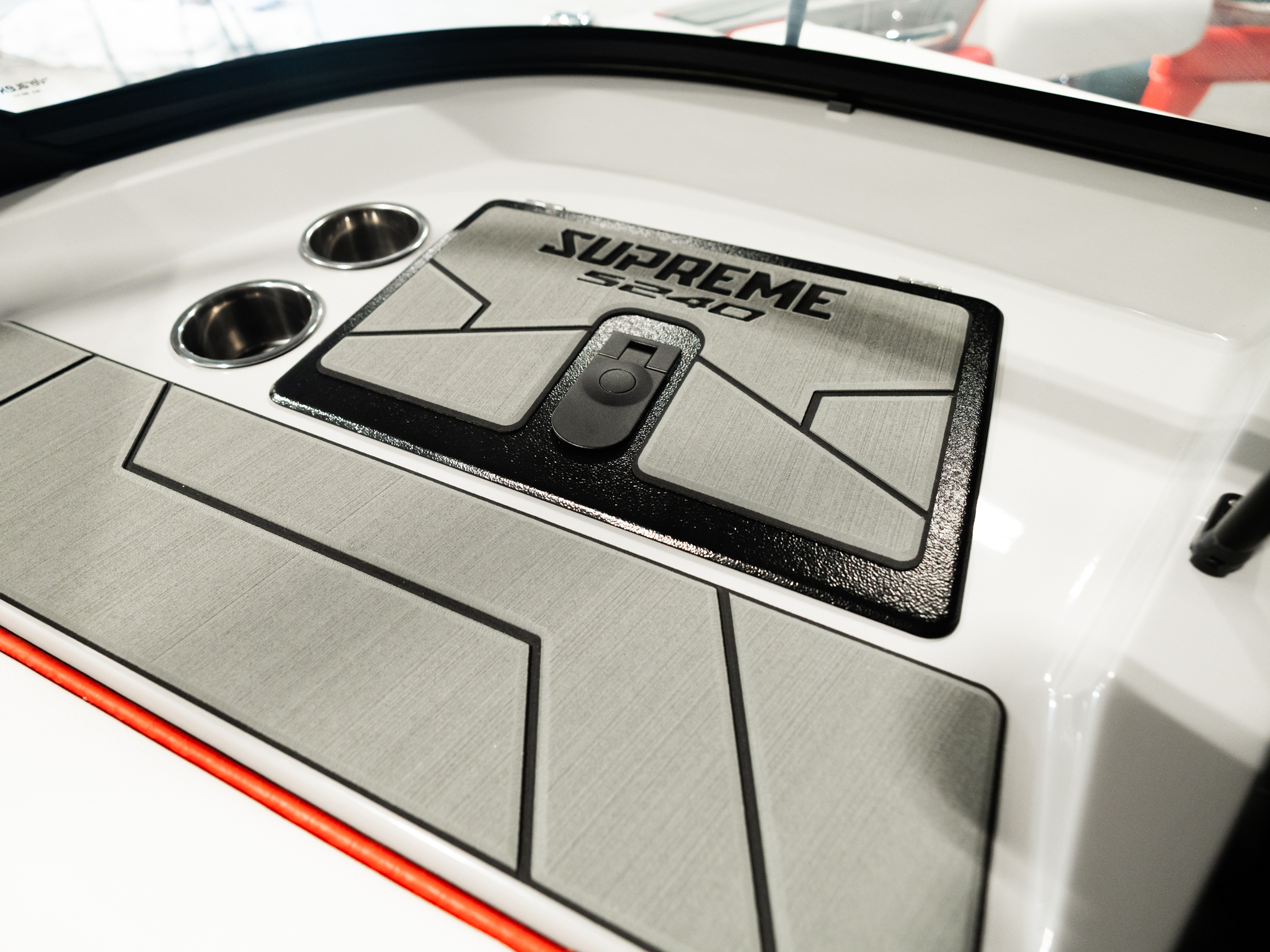 2025 Supreme S240 Red Metal Flake / Stone Grey